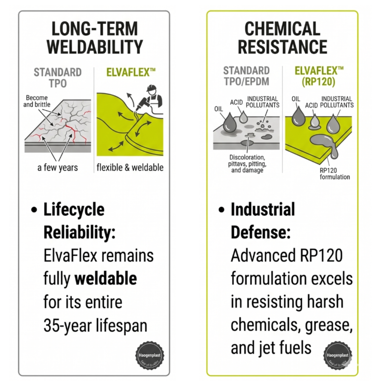 ElvaFlex vs. Standard TPOEPDM